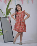 Fish Red  Kid Dress
