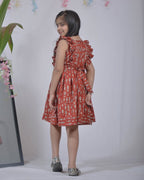 Fish Red  Kid Dress