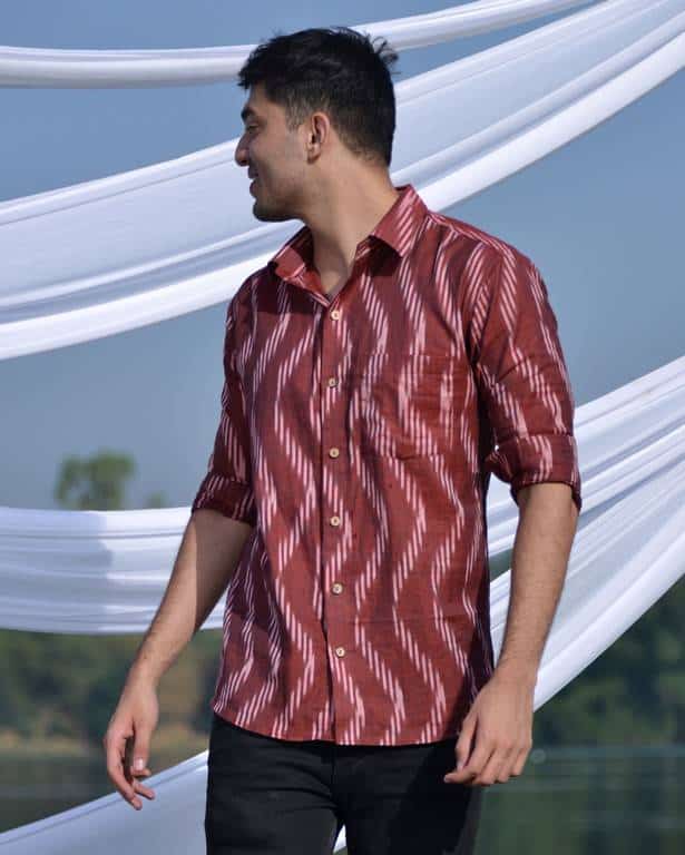 Redwood Ikat Shirt Secondary image