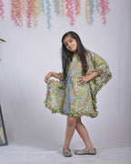 Mint Green Kaftan Kids dress