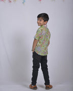 Mint Green Kaftan Family Set