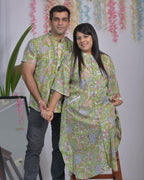Mint Green Kaftan Family Set