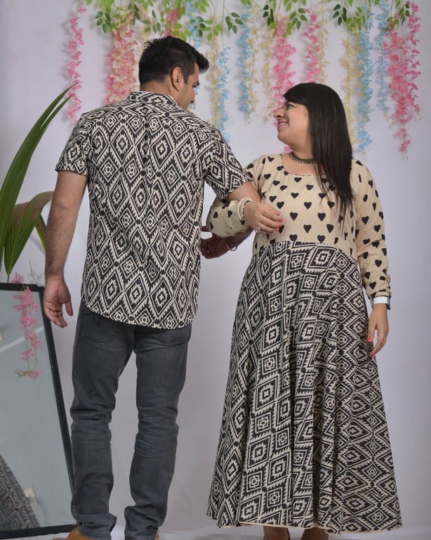 Cinnamon Black Couple Set