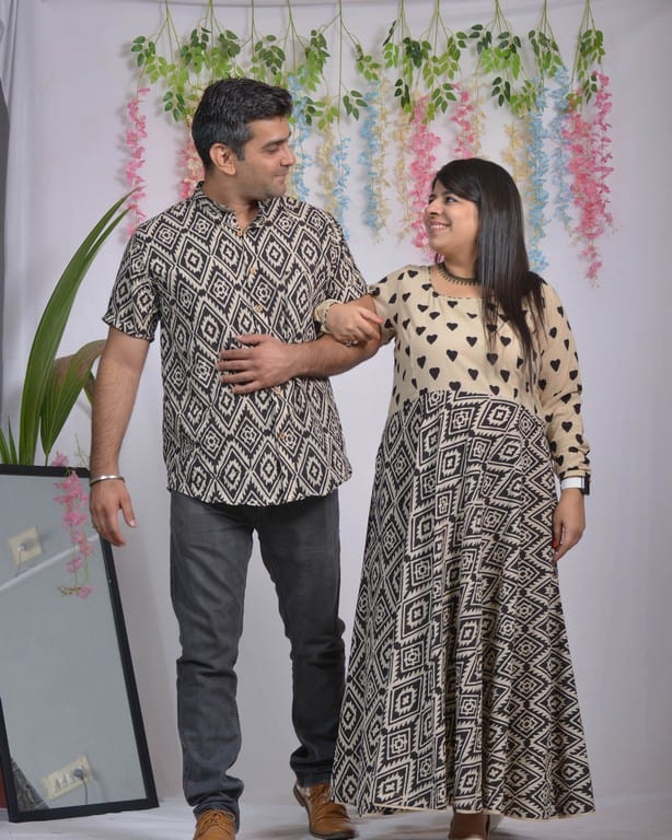 Cinnamon Black Couple Set