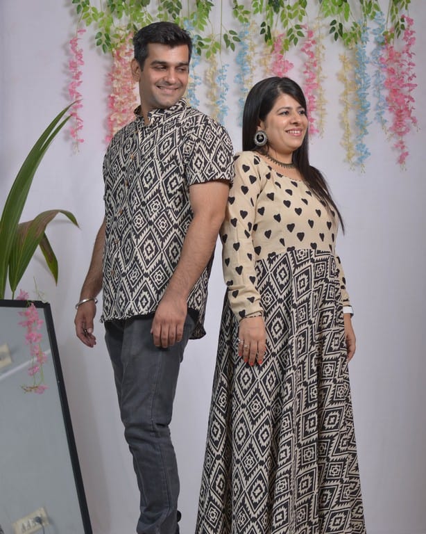 Cinnamon Black Couple Set
