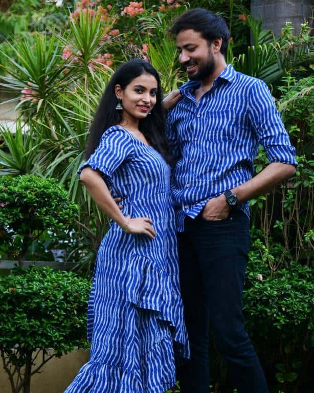 Swirl Blue Senorita Ikat Family Secondary image
