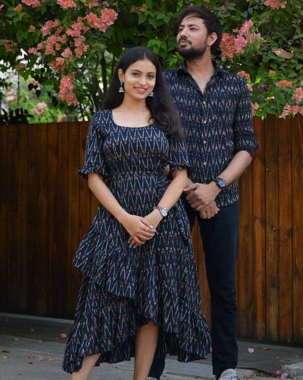 Jazzy Black Senorita Ikat Family