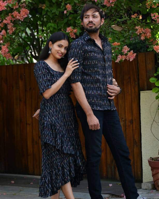 Jazzy Black Senorita Ikat Family