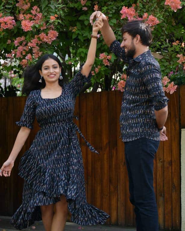 Jazzy Black Senorita Ikat Family