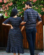 Jazzy Black Senorita Ikat Family