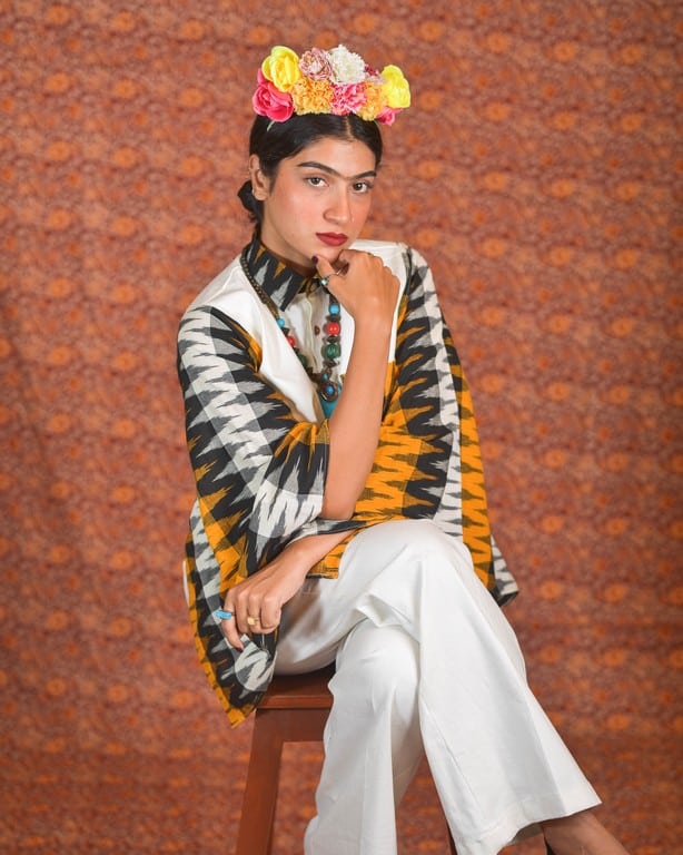 Mustard Ikat Co-Ord Set Main image