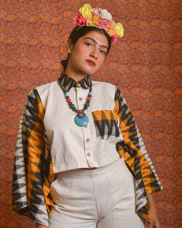 Mustard Ikat Co-Ord Set