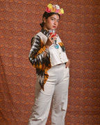 Mustard Ikat Co-Ord Set
