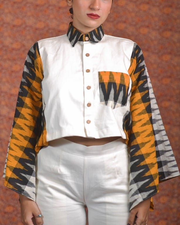 Mustard Ikat Co-Ord Set