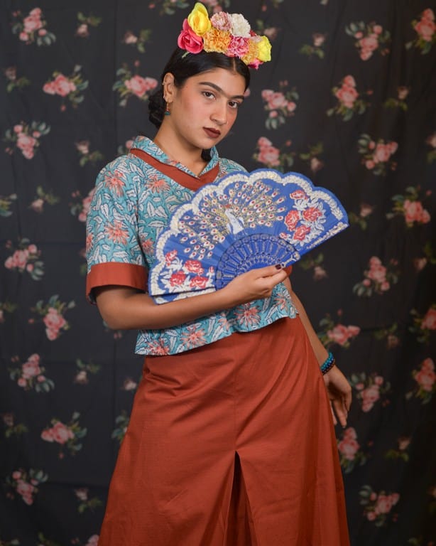 Brick Red Cotton Candy Co-Ord Set Secondary image