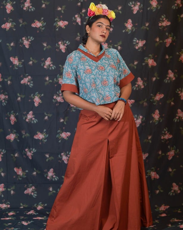 Brick Red Cotton Candy Co-Ord Set