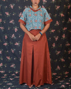 Brick Red Cotton Candy Co-Ord Set