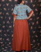 Brick Red Cotton Candy Co-Ord Set
