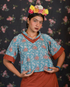 Brick Red Cotton Candy Co-Ord Set