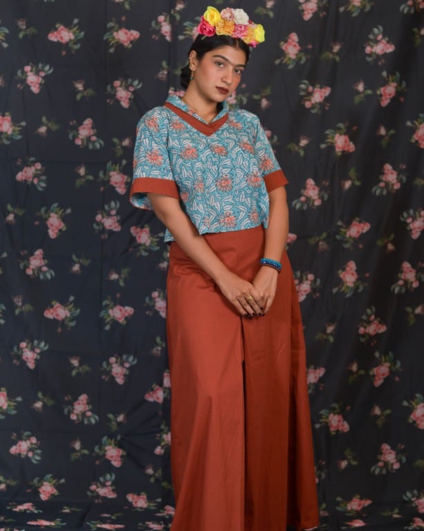 Brick Red Cotton Candy Co-Ord Set