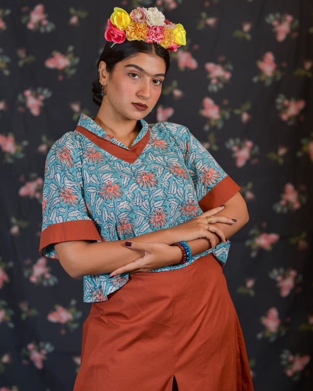 Brick Red Cotton Candy Co-Ord Set