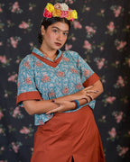 Brick Red Cotton Candy Co-Ord Set