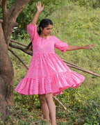 Divine Pink Short Dress