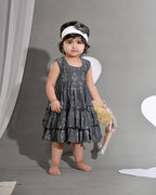 Grey Glam Kids Dress