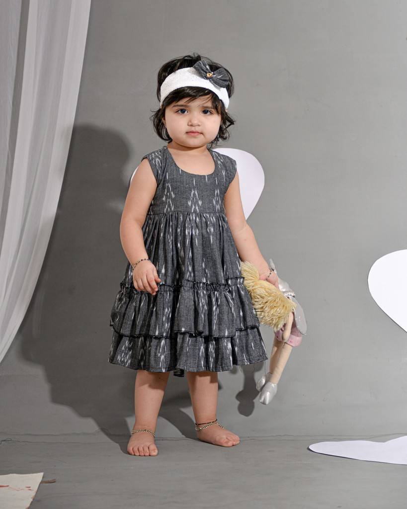 Grey Glam Kids Dress