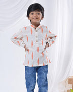 Willow White Kids Kurta