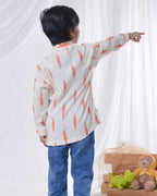 Willow White Kids Kurta