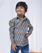 Graphic Grey Kids Shirt