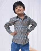 Graphic Grey Kids Shirt