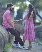 Leafing Pink Couple