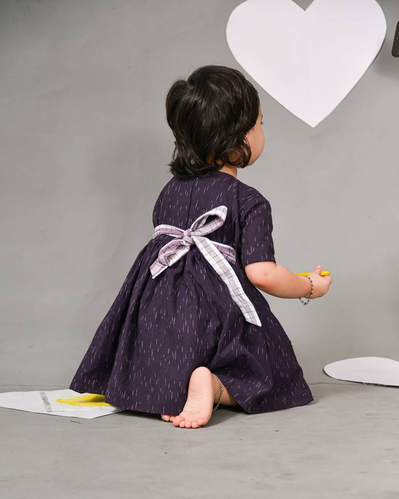 Purple Petunia Kids Dress