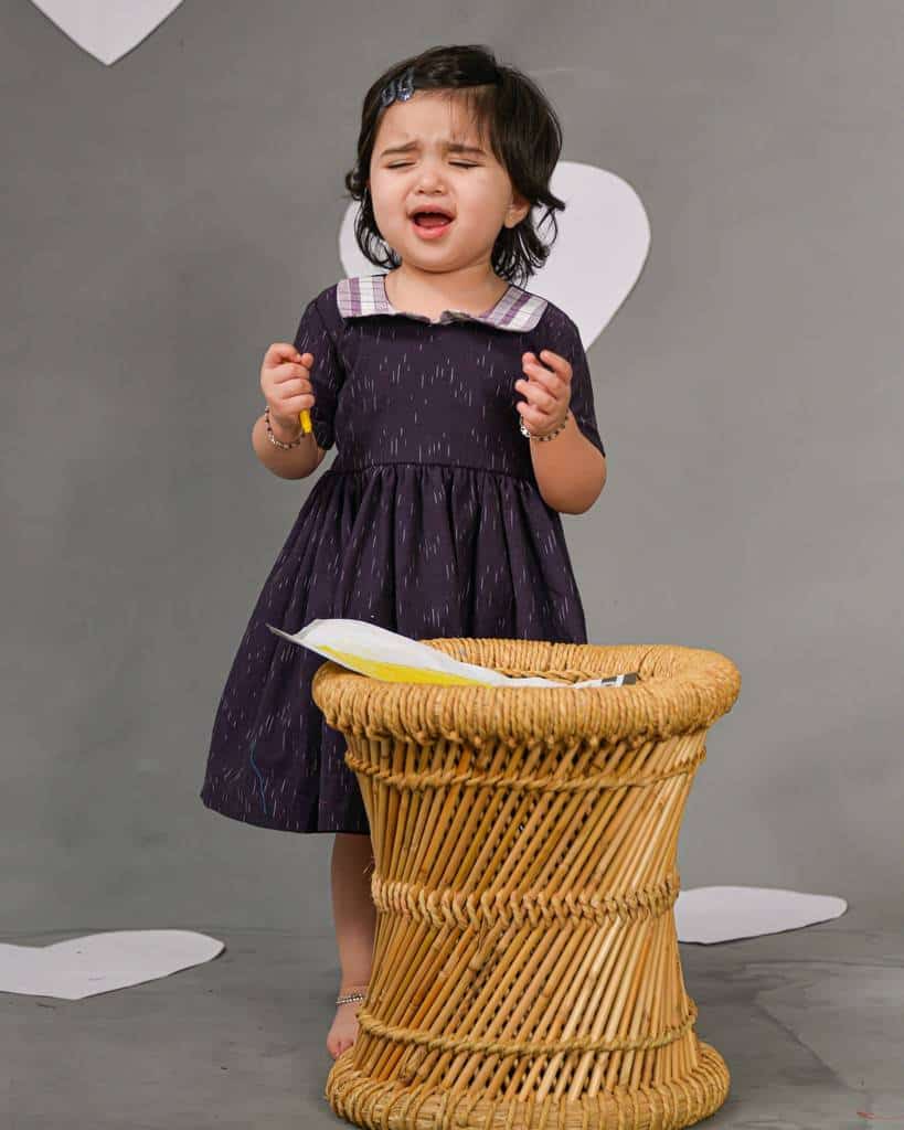 Purple Petunia Kids Dress
