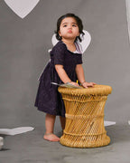 Purple Petunia Kids Dress
