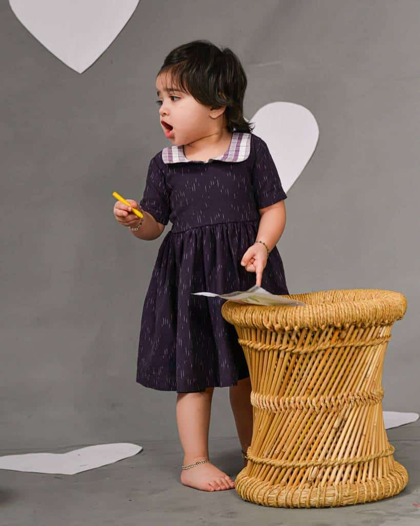 Purple Petunia Kids Dress