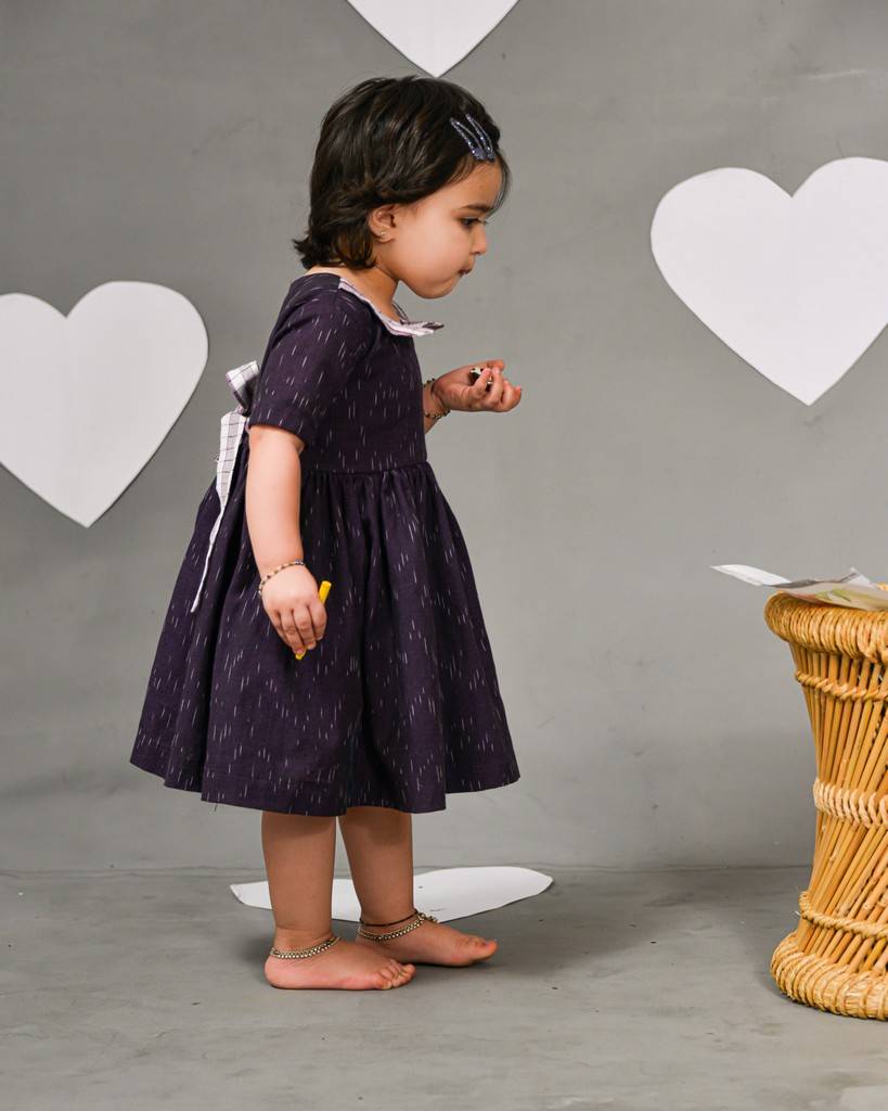 Purple Petunia Kids Dress
