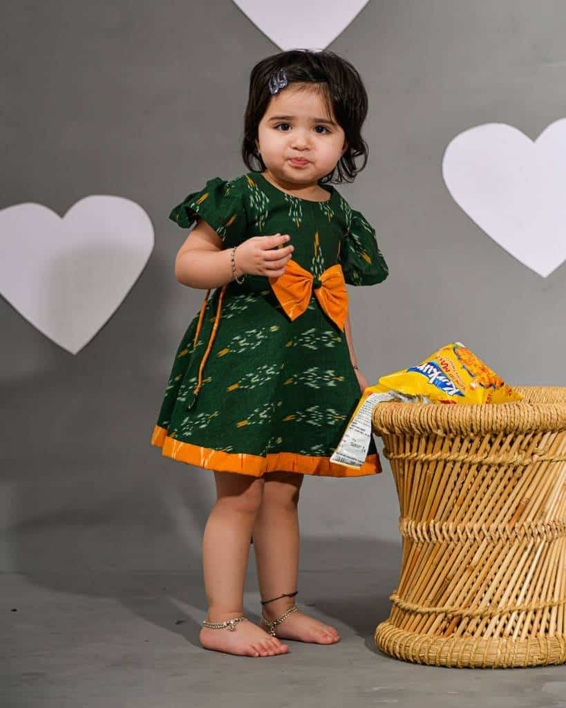 Canopy Green Kids Dress Main image