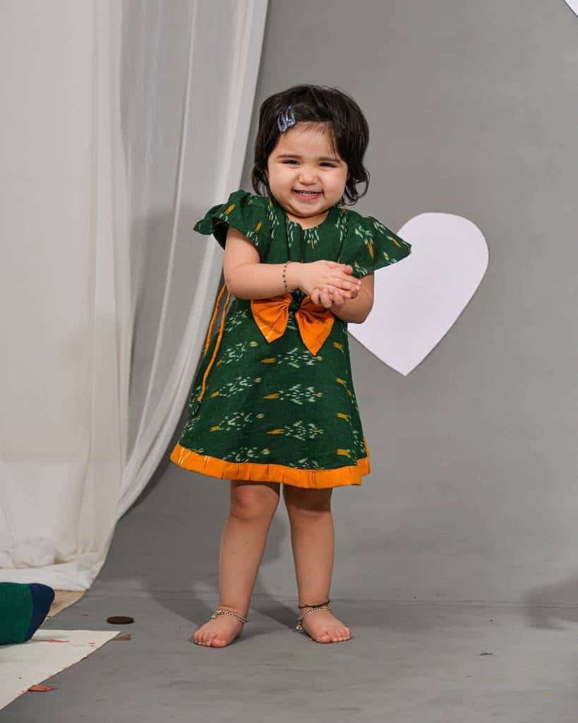 Canopy Green Kids Dress Secondary image
