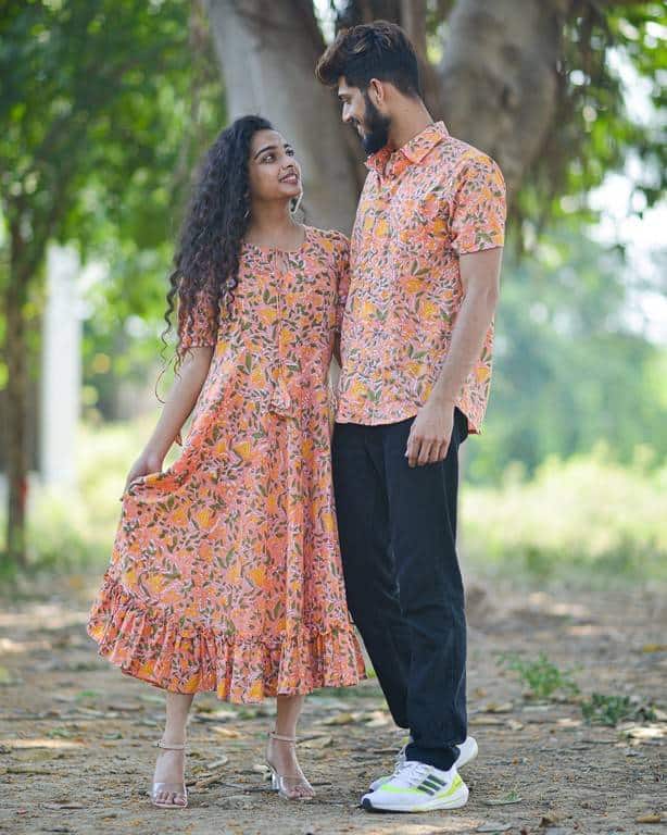 Coral Pearl Frill Family Set