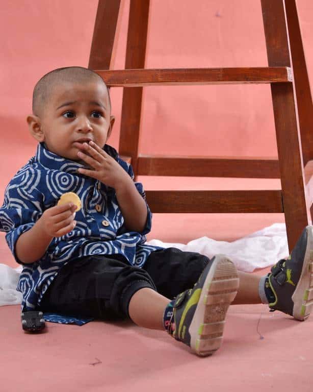 Lollipop Upbeat Blue Kids Shirt