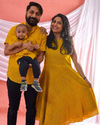 Sunbeam Yellow Cutwork Family