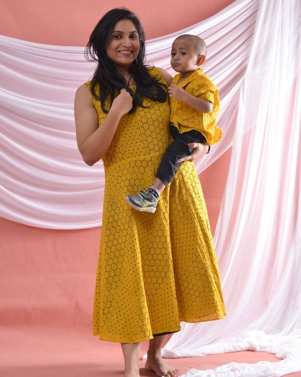 Sunbeam Yellow Cutwork Family