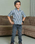 Grey blast Kids Shirt