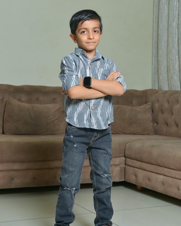 Grey blast Kids Shirt