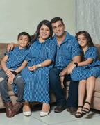 Indigo Striped Family