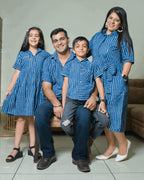 Indigo Striped Family