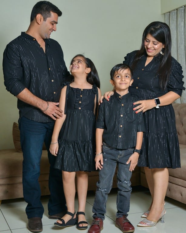 Starry Black Family Set